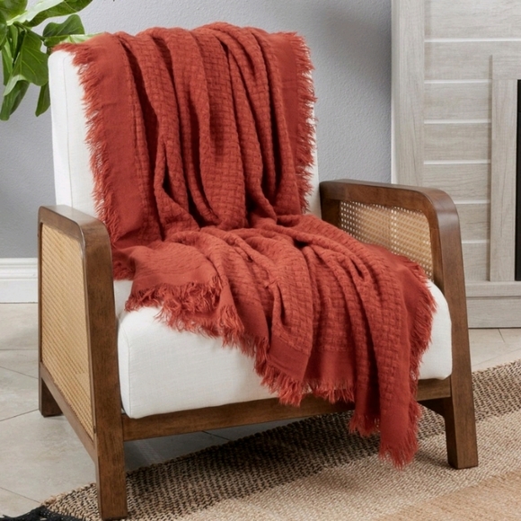 Opalhouse Bedding Opalhouse Saro Lifestylewaffle Weave Throw 6 X 86